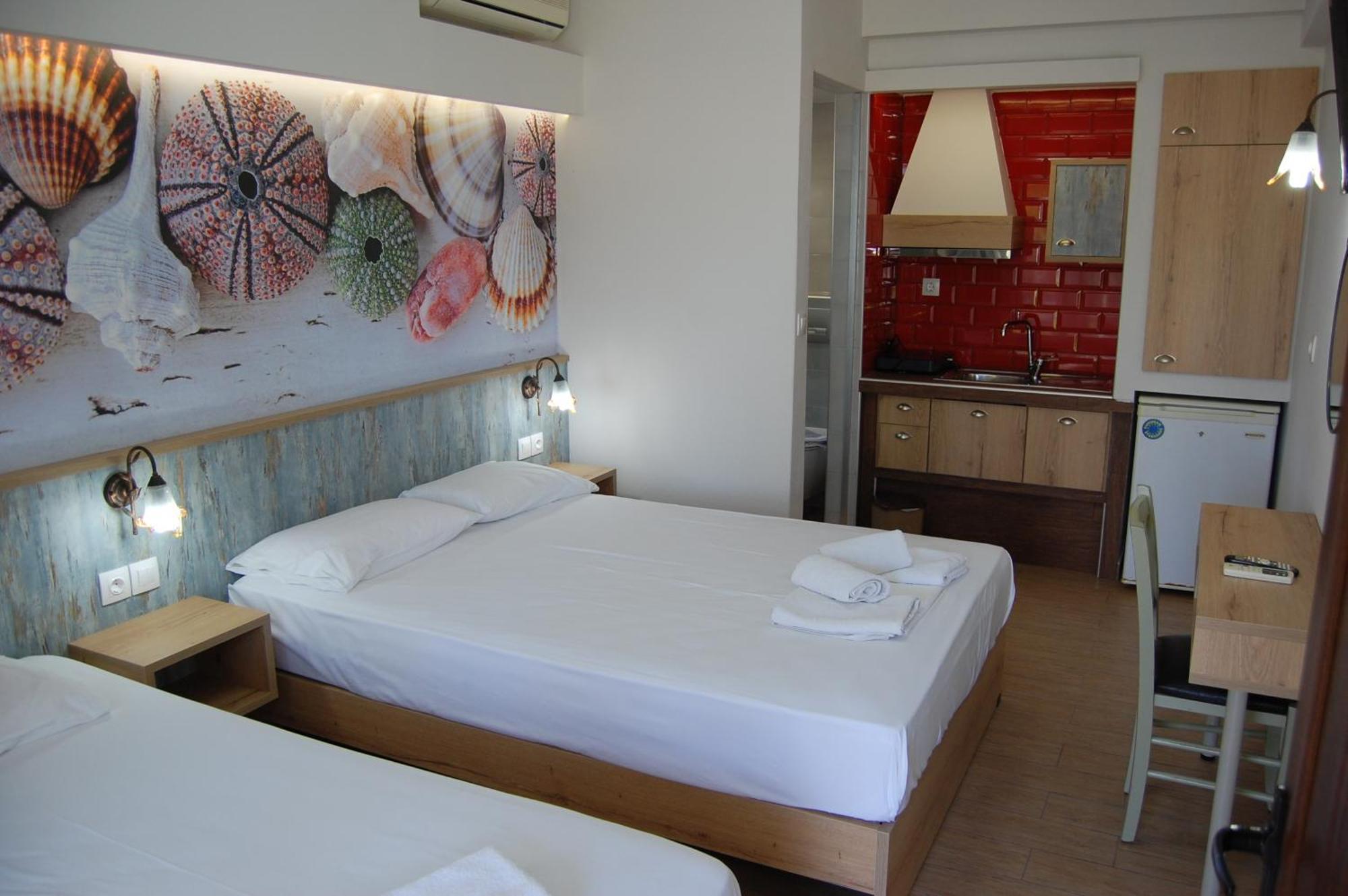 Melachrini Apartments Nea Vrasna Bagian luar foto