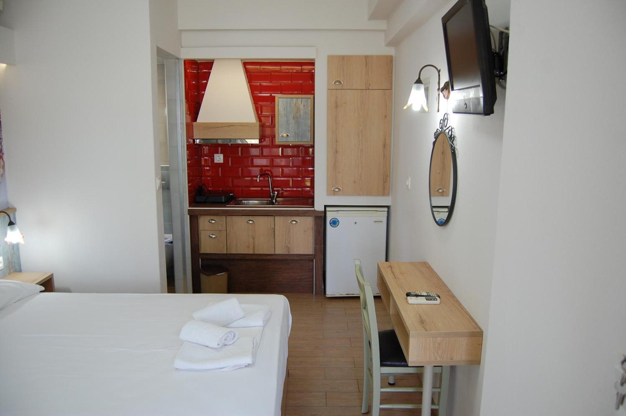 Melachrini Apartments Nea Vrasna Bagian luar foto