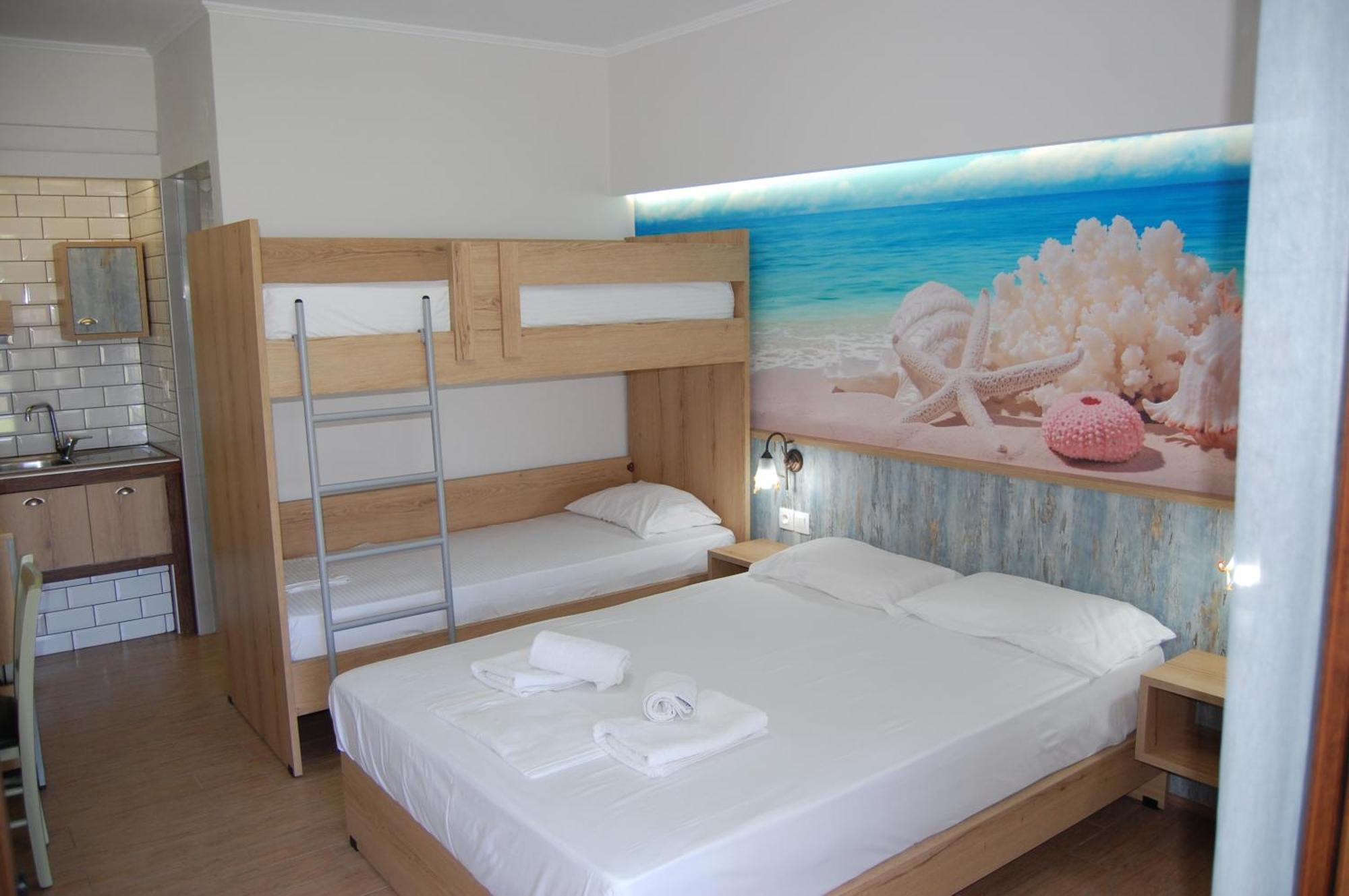 Melachrini Apartments Nea Vrasna Bagian luar foto